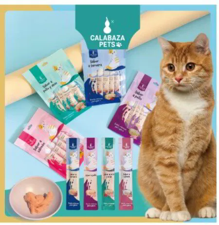 Snack cremoso Calabaza Pets para gatos